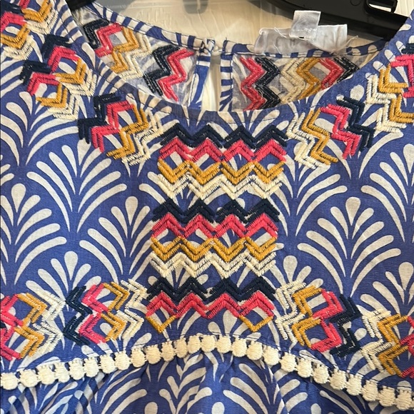 Blue Patterned THML Top - Picture 2 of 3